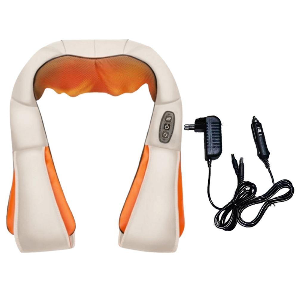 

3D Kneading Electric Neck Rest Massager Infrared Heated U Shape Massager Home Use 3 keys EU