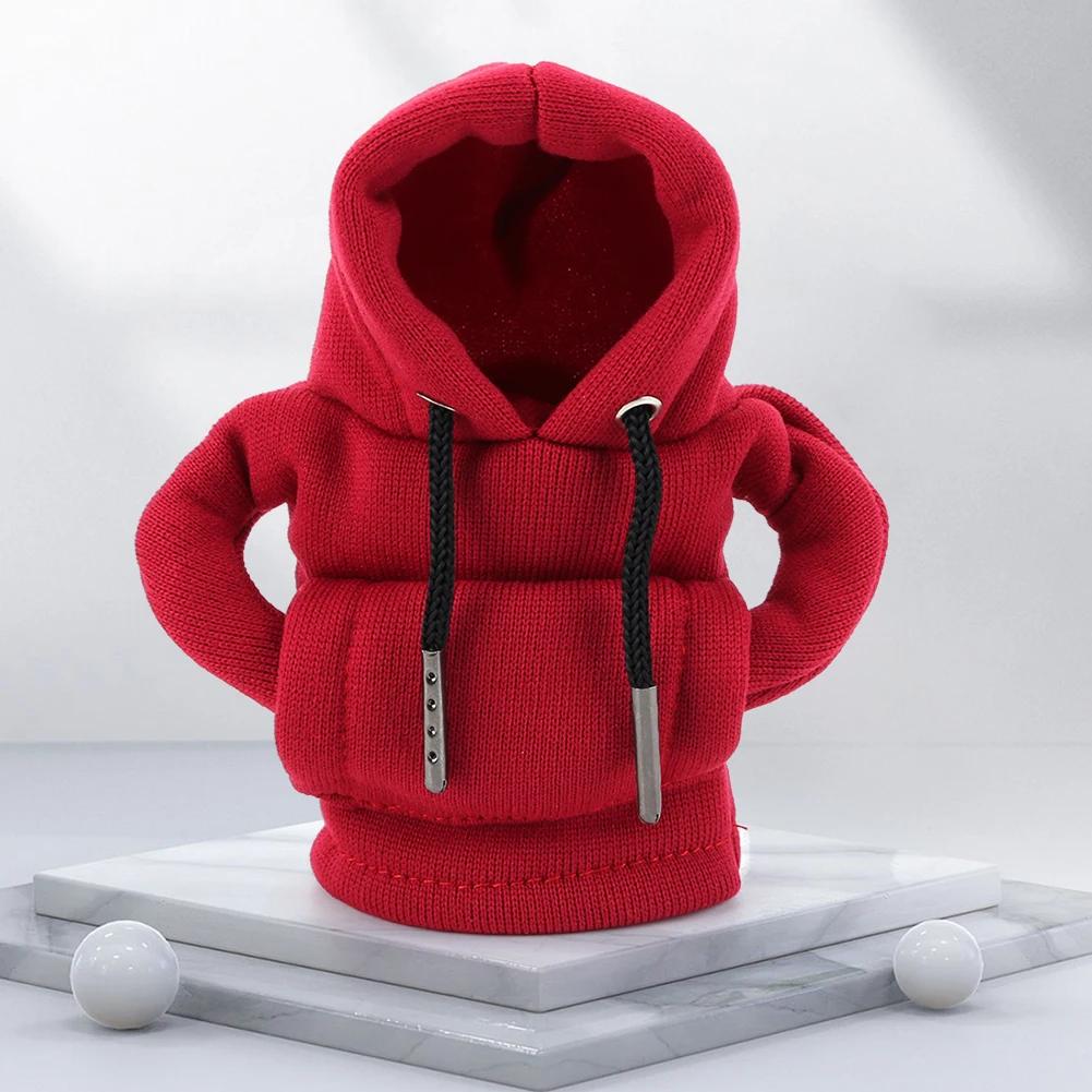 Universal Gear Shift Hoodie Cover Shift Cover Gear Handle Decoration Washable Fits Manual Automatic Car Shift Lever Interior Dec