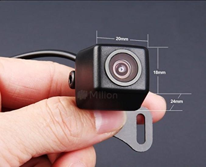 Pixel CMD Waterproof Rearview Camera with Wide Angle Even at Video Rearview Mirror Monitor Set [Origin] 420,000 170° (Visible Night) + 2-Way 4.3-inch