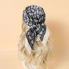 Paisley 70*70Cm Silk Satin Hair Scarf Women Handkerchief Printed Female Square Head Bandana Small Neck Muffler Hijab Lady
