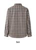 Camicia a quadri in flanella a maniche lunghe da uomo taglie forti Autunno/Inverno