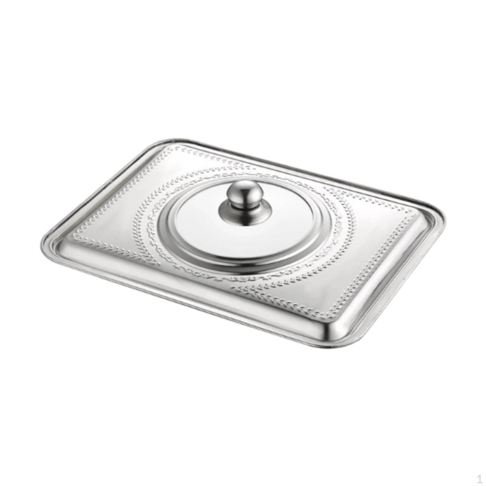 

Крышка для прямоугольной сковороды и кастрюли из нержавеющей стали 40cmx30cm