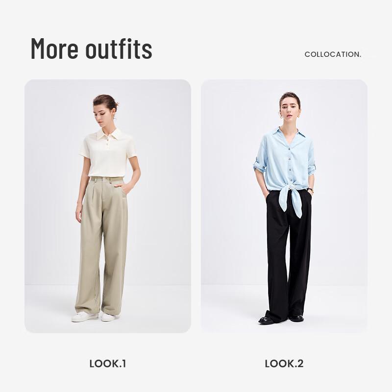 Navigare Women's Loose Wide-Leg Pants