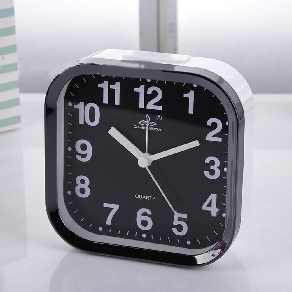 Alarm Clock Creative Square Circular Alarm Clock for Students High Quality Bedside Clock with Extra Loud Ringtones
