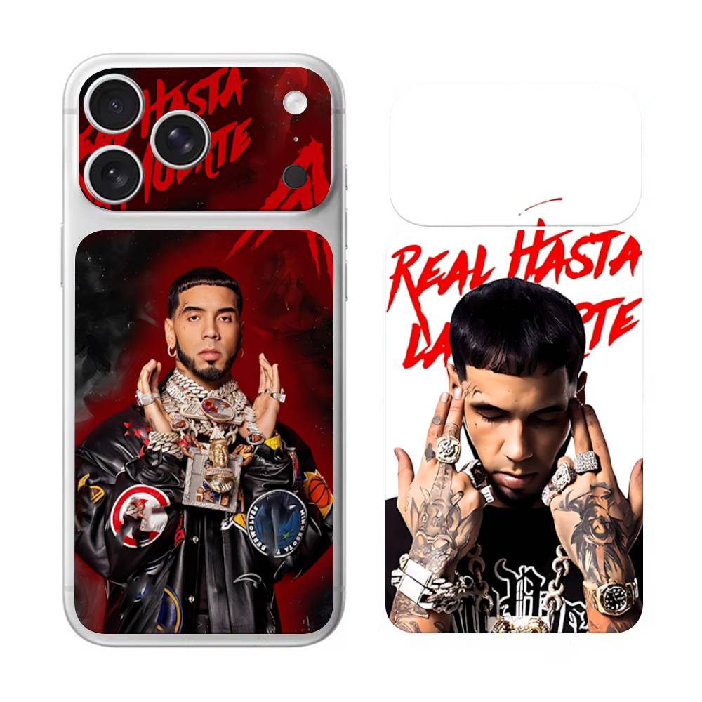 Rapper Singer A-AnuelS AA Wrap Sticker For IPhone17 Pro/17pro Max Phone Decal Skin Rear Protector Case Film Full Cover