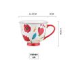 handpainting Ceramic Mug Cup Porcelain Water Coffee Mug Milk Tea Breakfast Cups Home Offer Decor Underglaze Drinkware