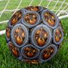Vintage Mandolin Bar Scene Round Football Size 5 Adult Ball Suitable for Training Matches and Outdoor Team.