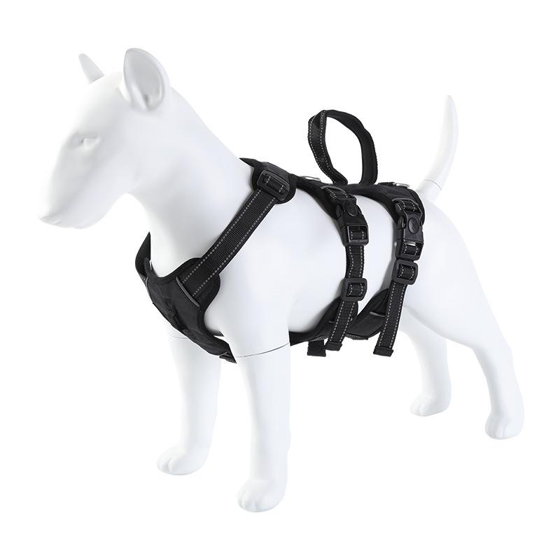 Haustier Brustgurt Weste Typ explosionsgeschützt stichfest mittelgroßer und großer Hund Führleine Oxford Stoff taktische Hundeleine