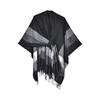 Ladies' Fashionable Warm Cloak, Double-sided Solid Color Slit, Imitation Cashmere, Draped Over Shawl