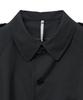Noirer Synthetic Layered Trench Coat (Black)