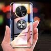 For Huawei Nova 15 Max Case Ring Holder Ultra Thin Transparent Car Navigation Soft Silicone Clear Cover For Huawei Nova 15 Max Phone Casing
