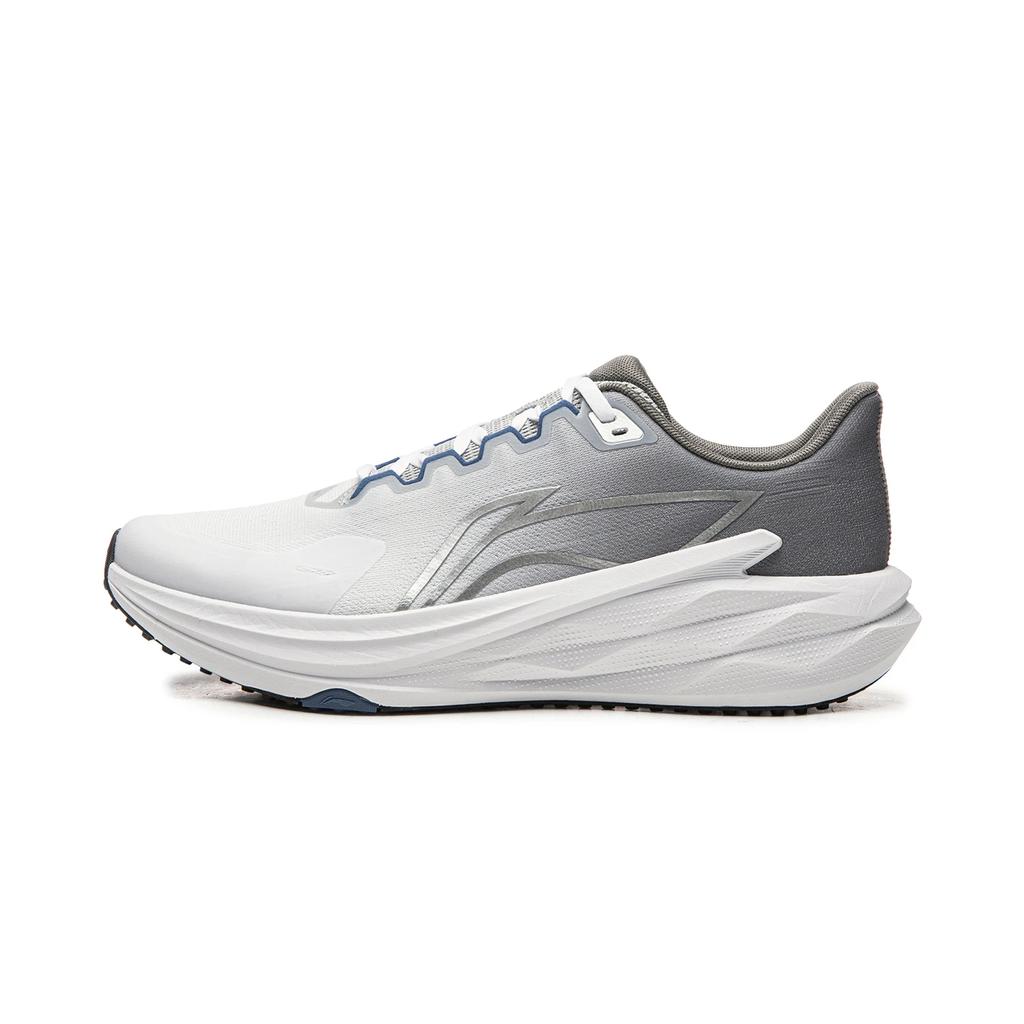 Li Ning Cushioning Low top Running Shoes Men's White Gray ARBW009-8