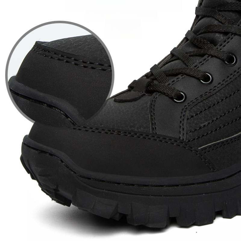 Winter Outdoor wasserdichte Herrenstiefel, russischer Stil, Stiefeletten für Herren, Schneestiefel, Übergröße 40–48