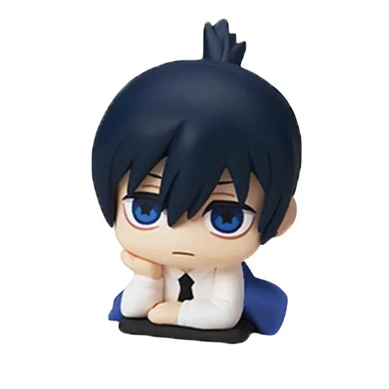1inch Cute Chainsaw Man Action Figurine Mini Denji Power Makima Sleep Statues Aki Hayakawa Pochita Anime Figure Home Decorations