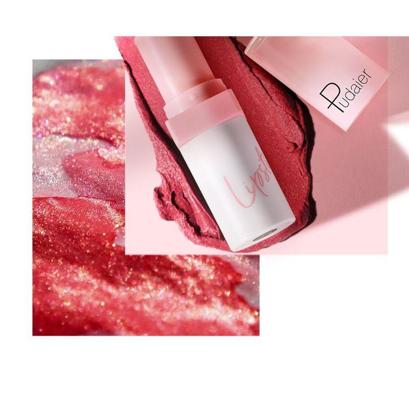 Pudaier - Shining Metallic Pearlescent Lipstick - 10 Colors