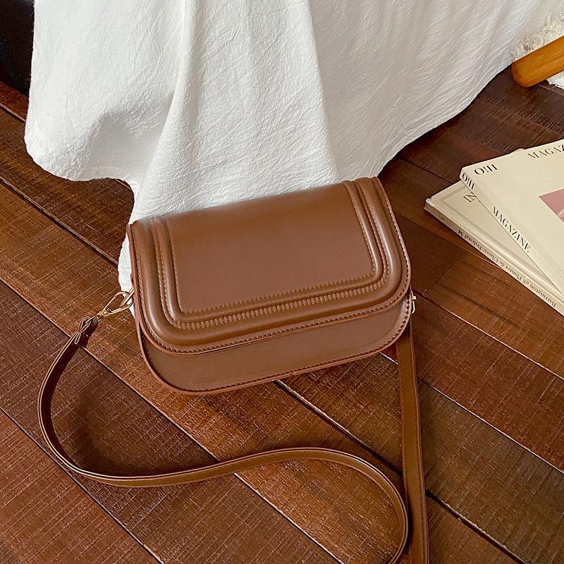 Women Simple Fashion Casual Flap Small Square Crossbody Bag