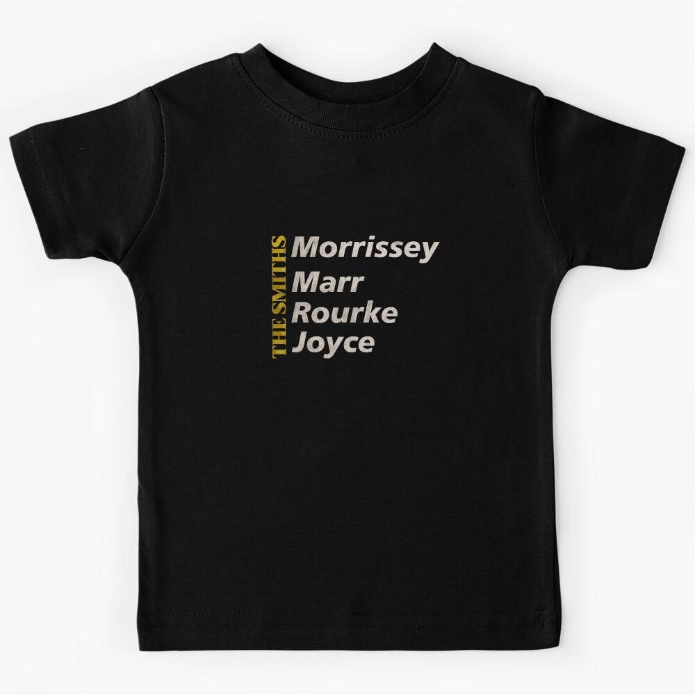 The Smiths Band Member Name Text Kids T-Shirt 130