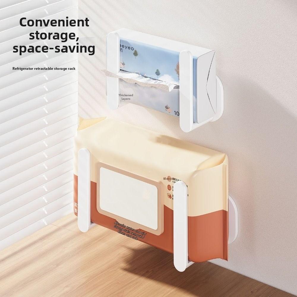 2Pcs Stable Paper Towel Holder Magnetic Wet Wipes Storage Rack Durable Hat Storage Holder  Home
