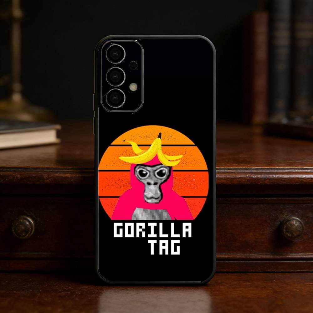 

M-Monkey G-Gorilla TagS Phone Case For Samsung S25,24,23,22,30,21,10,9,Ultra,Plus,Lite Soft Black Case Samsung S20lite5G