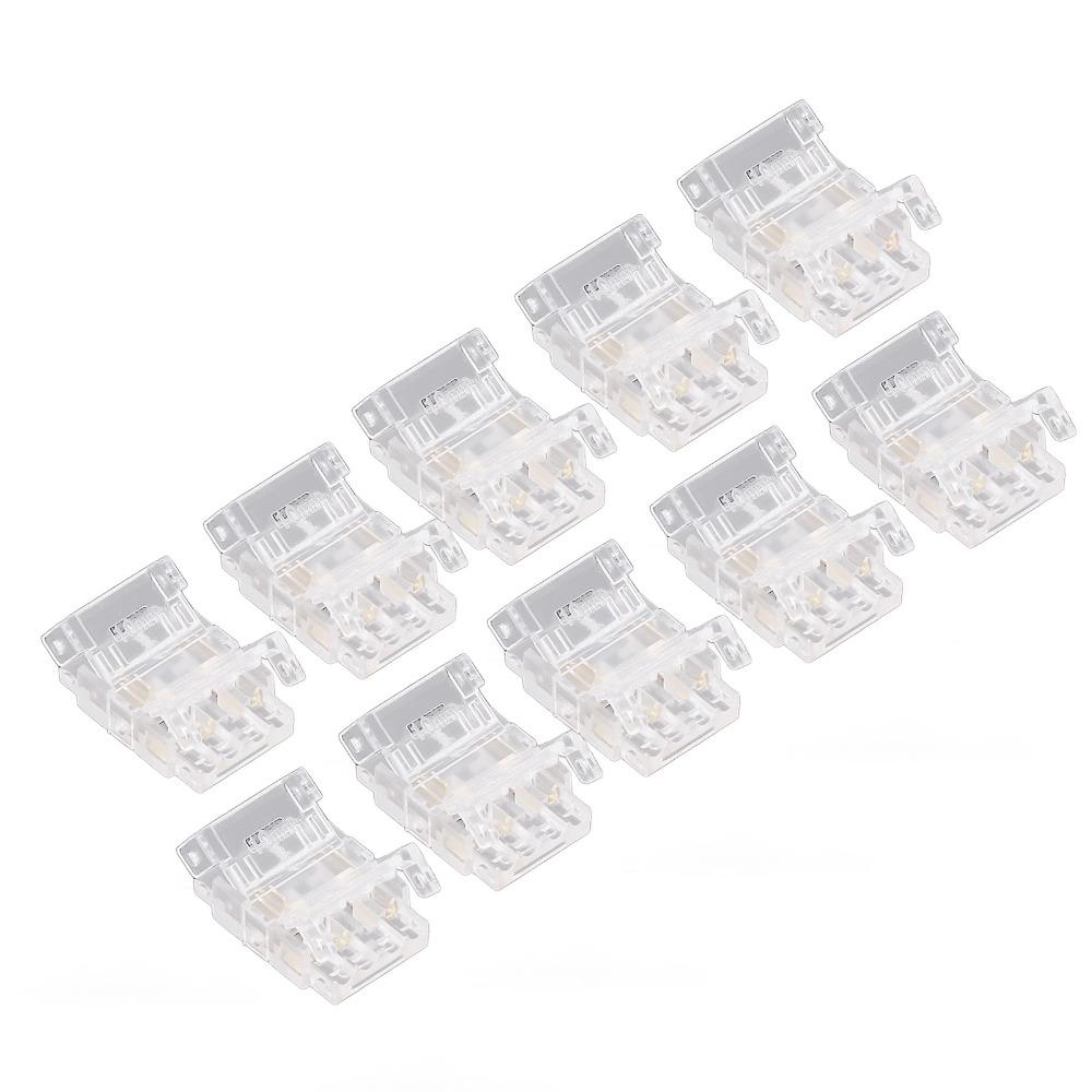 10pcs 2Pin LED Strip Connectors 10mm LED Strip to Wire Connectors  School Use