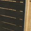 34 X 69.5 Cm Garden Planter Box With Back Trellis Black