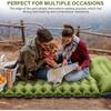 Colchoneta de Dormir para Acampar, Colchoneta de Acampar Ultraligera con Almohada, Colchonetas Inflables con Bomba de Pie Integrada, Compactas para Acampar y Mochilero