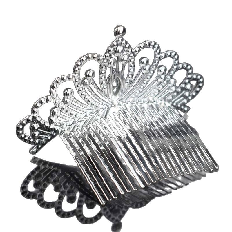 Korean Version Girl's Crown Headwear Cute Children's Crystal Crown Birthday Gift  Princess Baby Fashion Show Hairpin