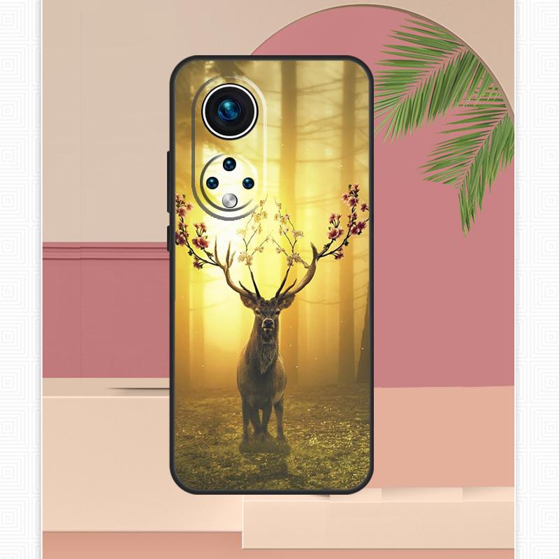 Animal Deer Art Case For Honor Magic 5 6 7 8 Pro Honor X9c X9b X9a X8b X8a X8c 50 70 90 400 200 Lite Cover