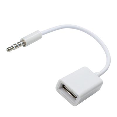 Automobil 3,5mm USB auf AUX Sound Adapter Kabel Anschlussleitung Geeignet für Fahrzeug-Soundsysteme Musikwiedergabe
