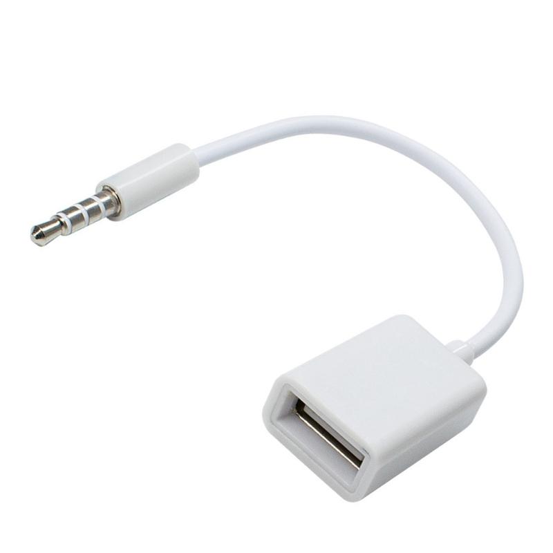 Automotive 3.5mm USB To AUX Sound Adapter Cable Connection Wire Line Suitable for Vehicle Sound Systems Music Playback