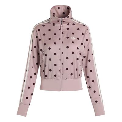 Originals FB TT Striped Polka Dot Stand Collar Zip Long Sleeve Jacket Women Jacket LI2851