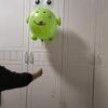 Flying Frog Pull-Type Stick Balloon Toy