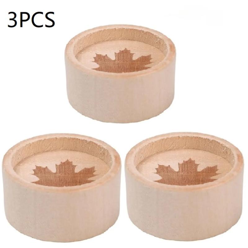 Slowly Volatile Expanded Fragrant Wood Maple Leaf Pattern Wooden Essential Oil Diffuser Aromatherapy Inhaler Desktop Ornament