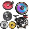 High Strength Mudguard/Fenders Wheel for Brompton Folding S Aluminum Alloy Folding Bike Wheels with Steel Ball Bearing Hub