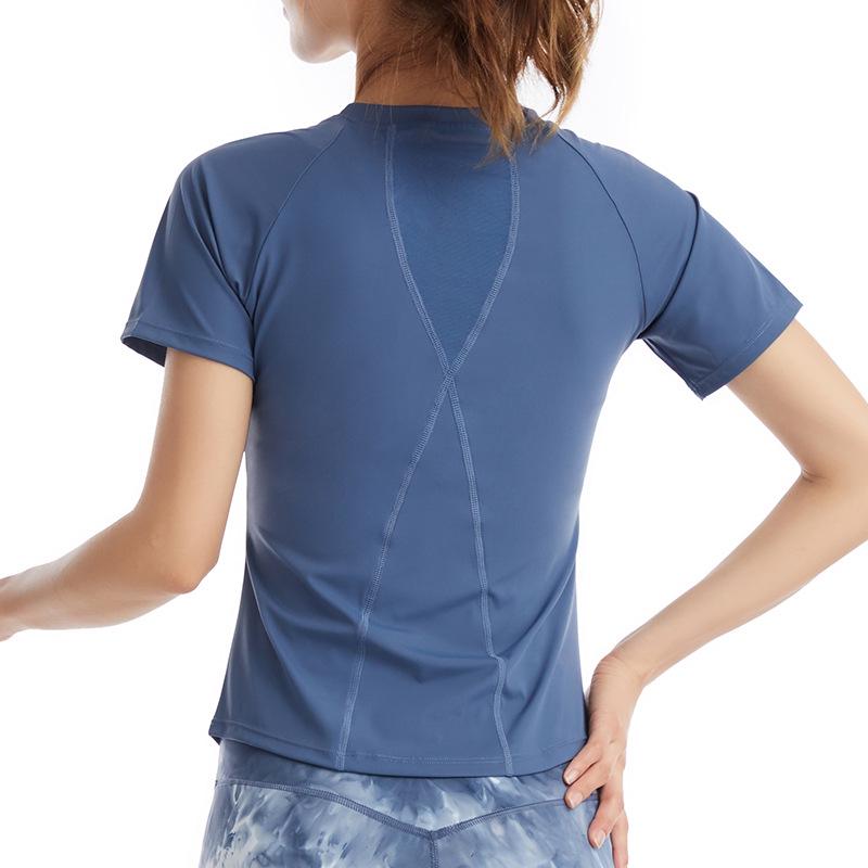 2023 Quick-Dry Women s Slim Fit Stretchy Yoga & Running T-Shirt