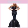 Hot Film Theme Mermaid Gown For Role Play And Stage Shows In Durable Polyester