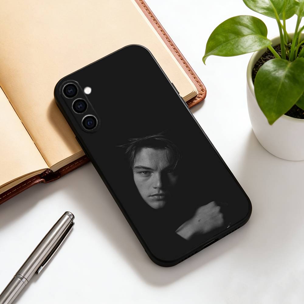 Leonardo DiCaprio Handyhülle Für Samsung Galaxy A73,A72,A71,A70,A53,A52,A51,Andere Weiche Schwarze Hülle