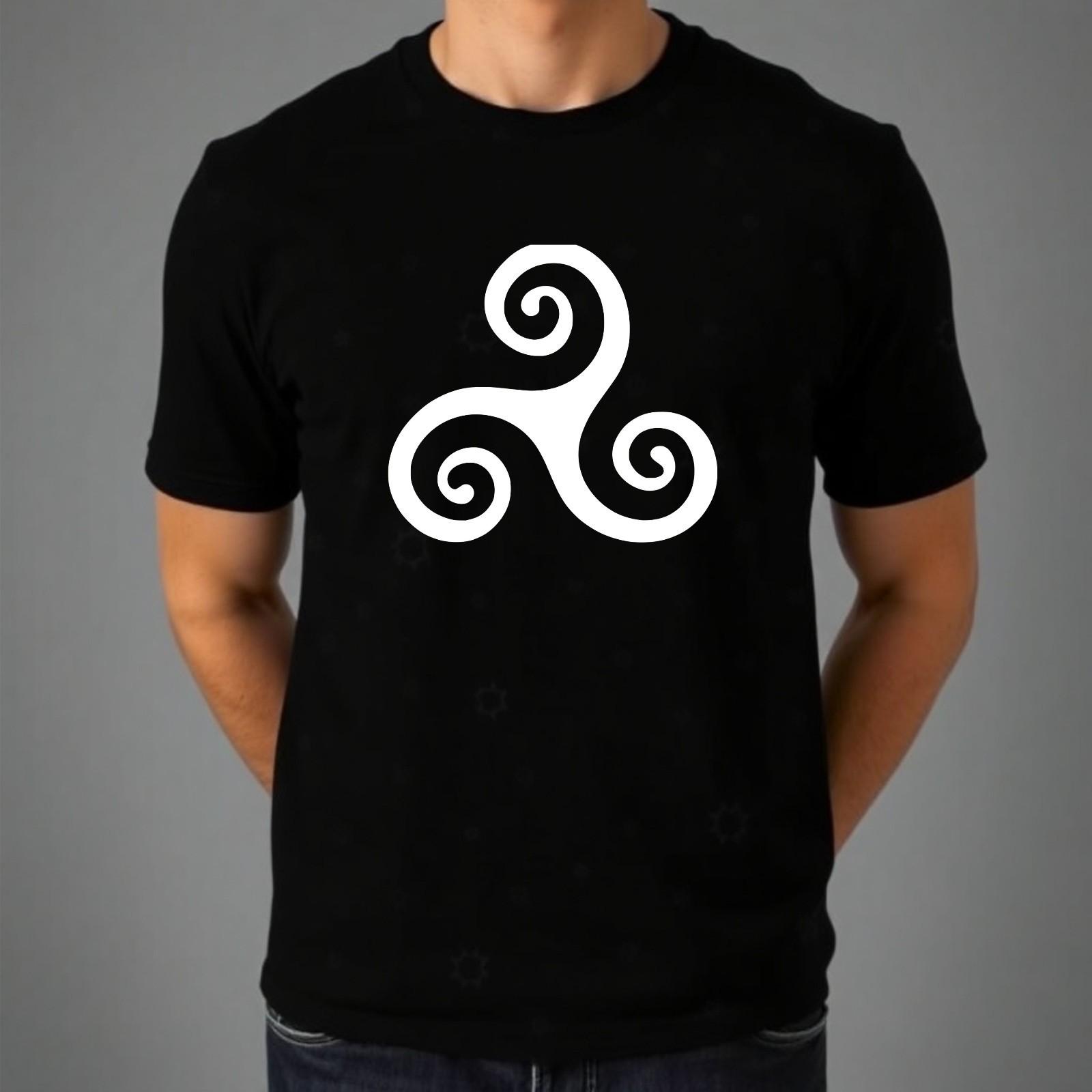 Cycle Of Life Death And Rebirth T-shirt Triple Spiral Top New Men s Gift Tee XXL