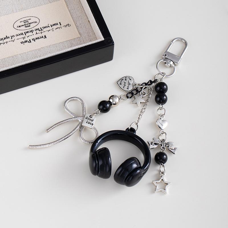 Niche & Stylish Premium Music Headphone Bag Charms - Versatile Keychain, Phone Strap & Unisex Backpack Pendant Accessories