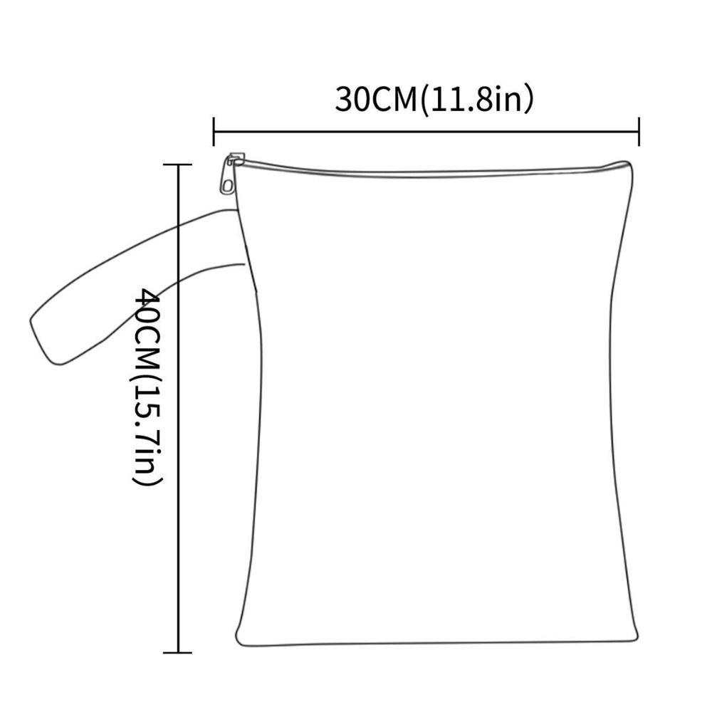 30x40cm Wet Dry Backpack Waterproof Cloth Diaper Cover Essential Reusable Wet Bag Swimsuits