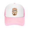 Autumn Harvest Gratitude Script Quot Mesh Baseball Cap Casual Hat Outdoor  For Womens Unisex FeUnisex