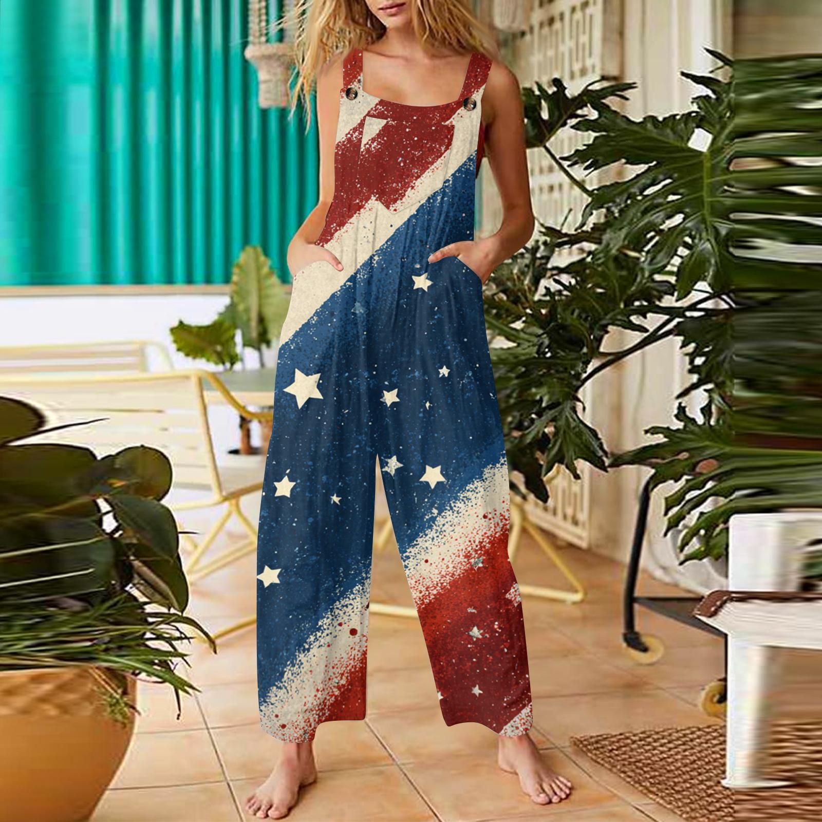 

Women s Casual Pants Sleeveless Day Printed Cotton Pants L