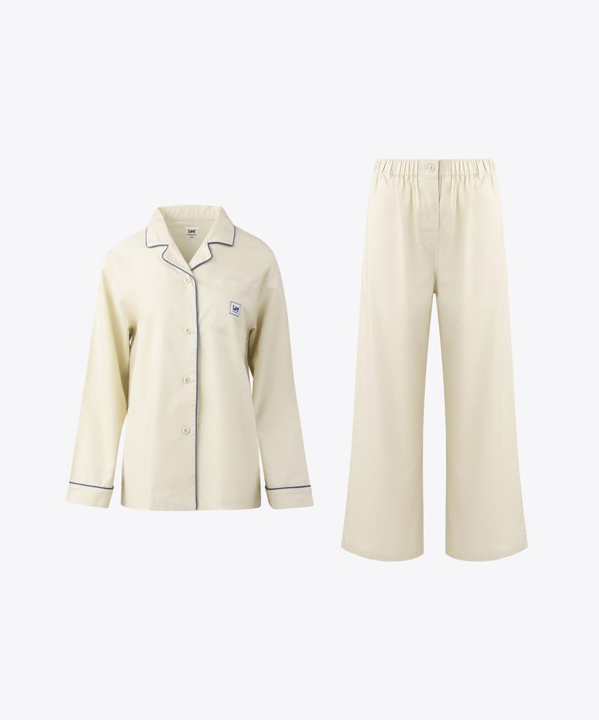 Libadiweeo Essential Square Logo Women'S Pajamas_Cream