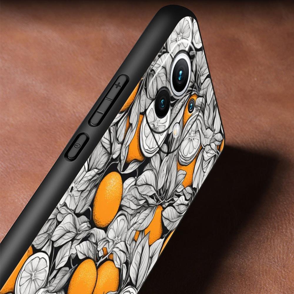 Summer Fresh Fruit Lemon Print Phone Case Cover for Xiaomi Mi 17 Pro Max 15 14 13 12 11 Ultra 15T 14T 13T 12T Pro Lite Soft TPU