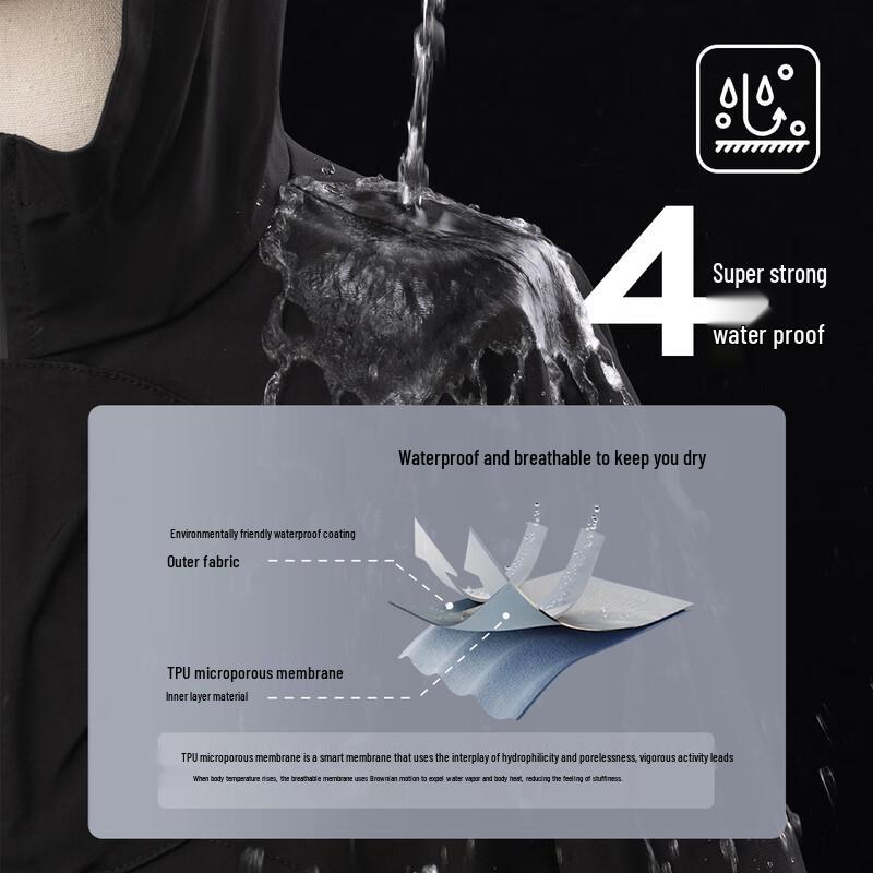 Zuoxi Boys' 2025 Outdoor Waterproof Softshell Jacket