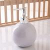 Flacone Ricaricabile in Ceramica per Sapone Liquido per le Mani Contenitore Portatile per Sapone Liquido Moderno Flacone per Lozione Bagno