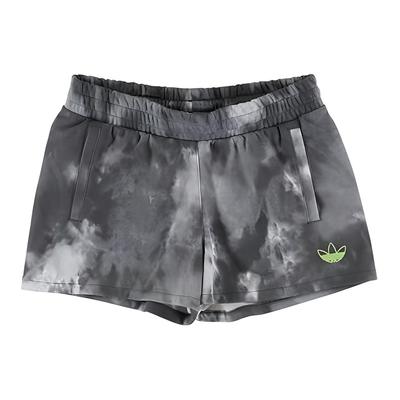 Originals Loose Tie-Dye Print Straight Leg Casual Shorts Women Shorts Black GE5252