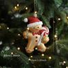 Plastic Fox Bear Pendant Colorful Christmas Resin Pendant Christmas Tree Decoration  Xmas