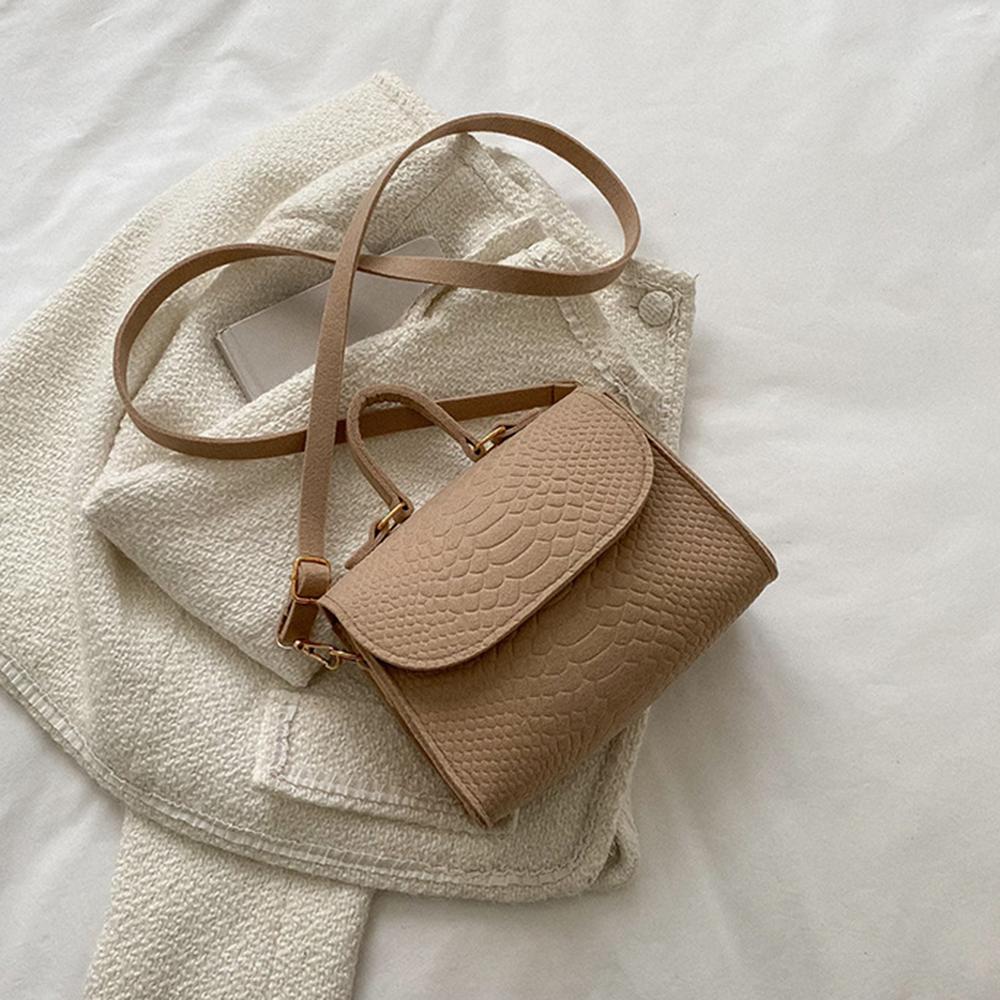 Crossbody Bag Solid Color Handbags Pouch Trendy Messenger Bag For Travel Work Or Office Daily Use
