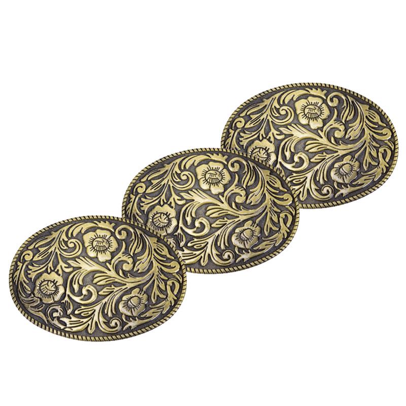 Western Vintage Flower Men'S Belt Buckles Cowboy Native